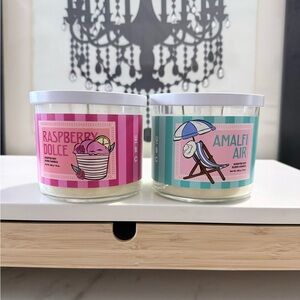 Ulta Beauty Raspberry Dolce & Amalfi Air Candle Duo